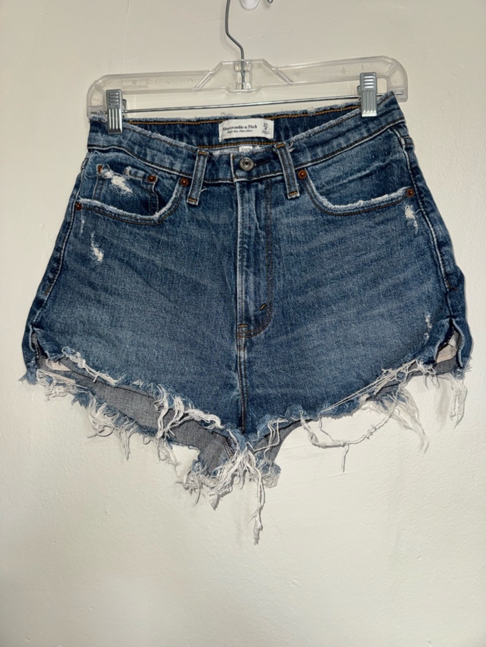 Abercrombie & Fitch Curve Love High Rise Mom Short Sz 27